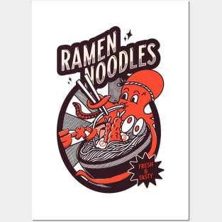 Ramen Squid Posters and Art